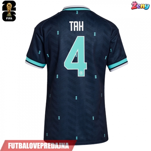 Lacne Ženy Futbalové dres Nemecko Jonathan Tah #4 MS 2026 Krátky Rukáv - Preč